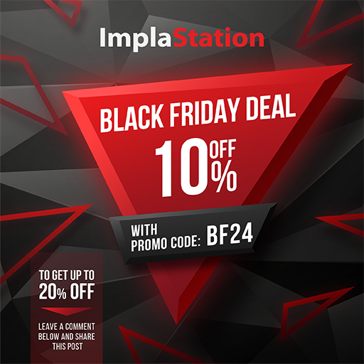 Black Friday Up to 20 % off STL Export Packages Price in ImplaStation