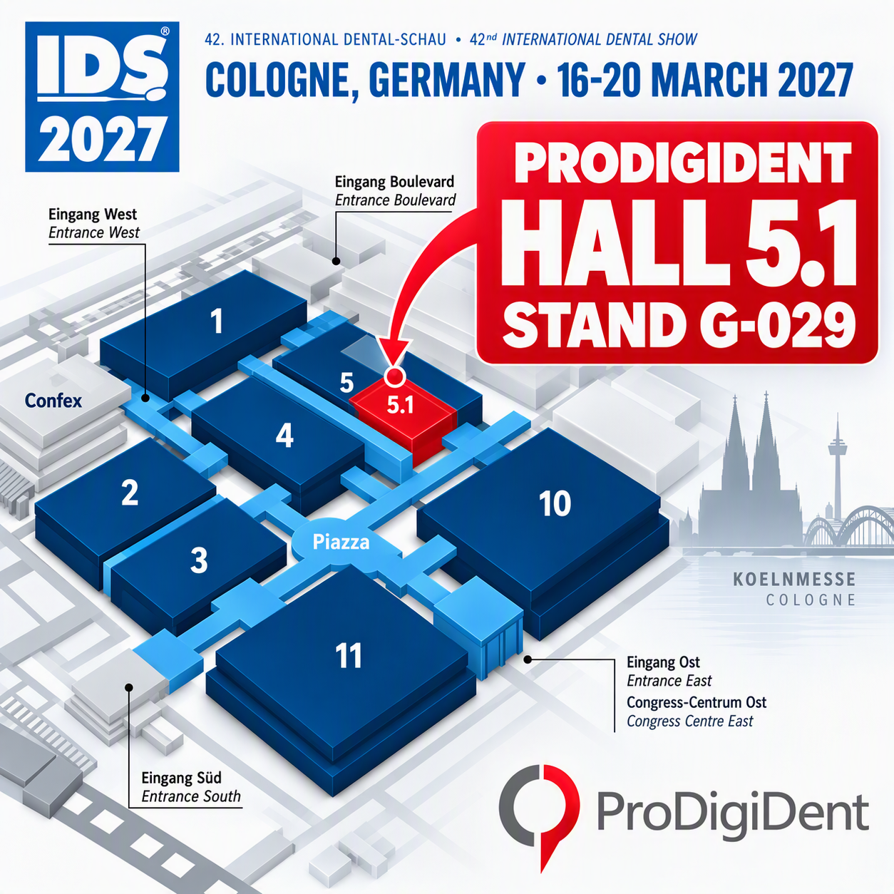 Meet ProDigiDent at IDS 2027